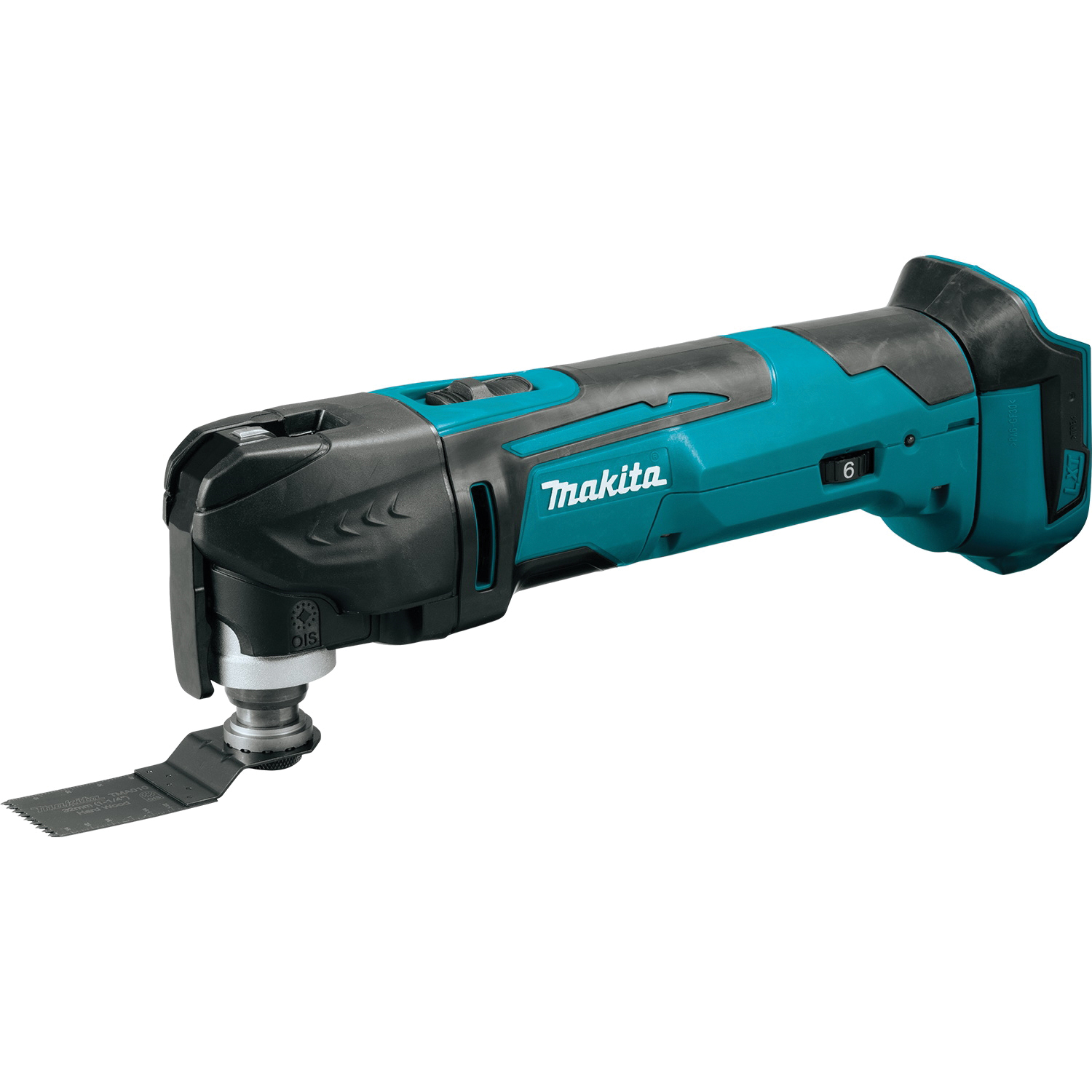 Makita XMT03Z Oscillating Multi-Tool, Tool Only, 18 V, 3 Ah, 6000 to 20,000 opm, 3.2 deg Oscillating