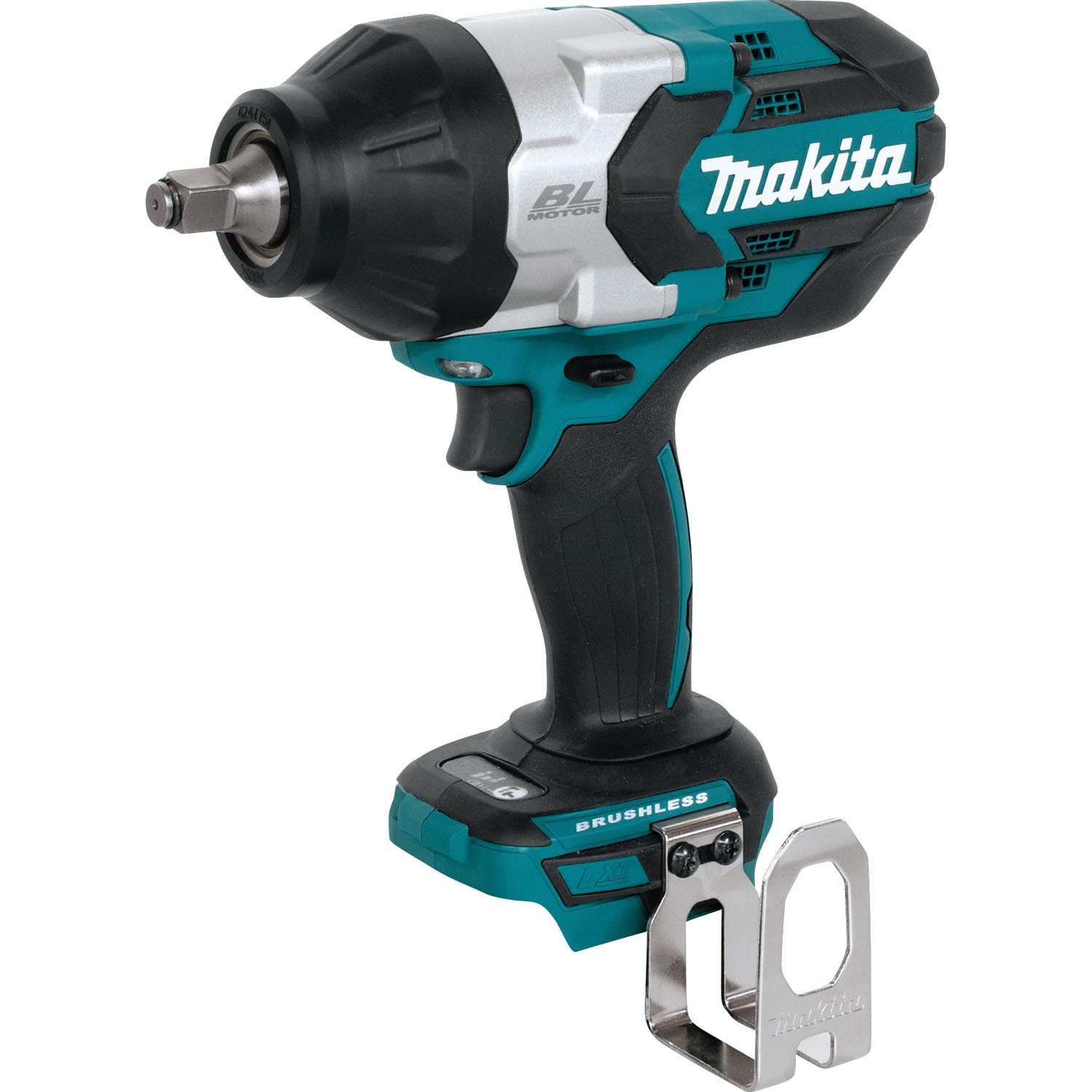 Makita XWT08Z Impact Wrench, Tool Only, 18 V, 5 Ah, 1/2 in Drive, Square Drive, 0 to 2200 ipm