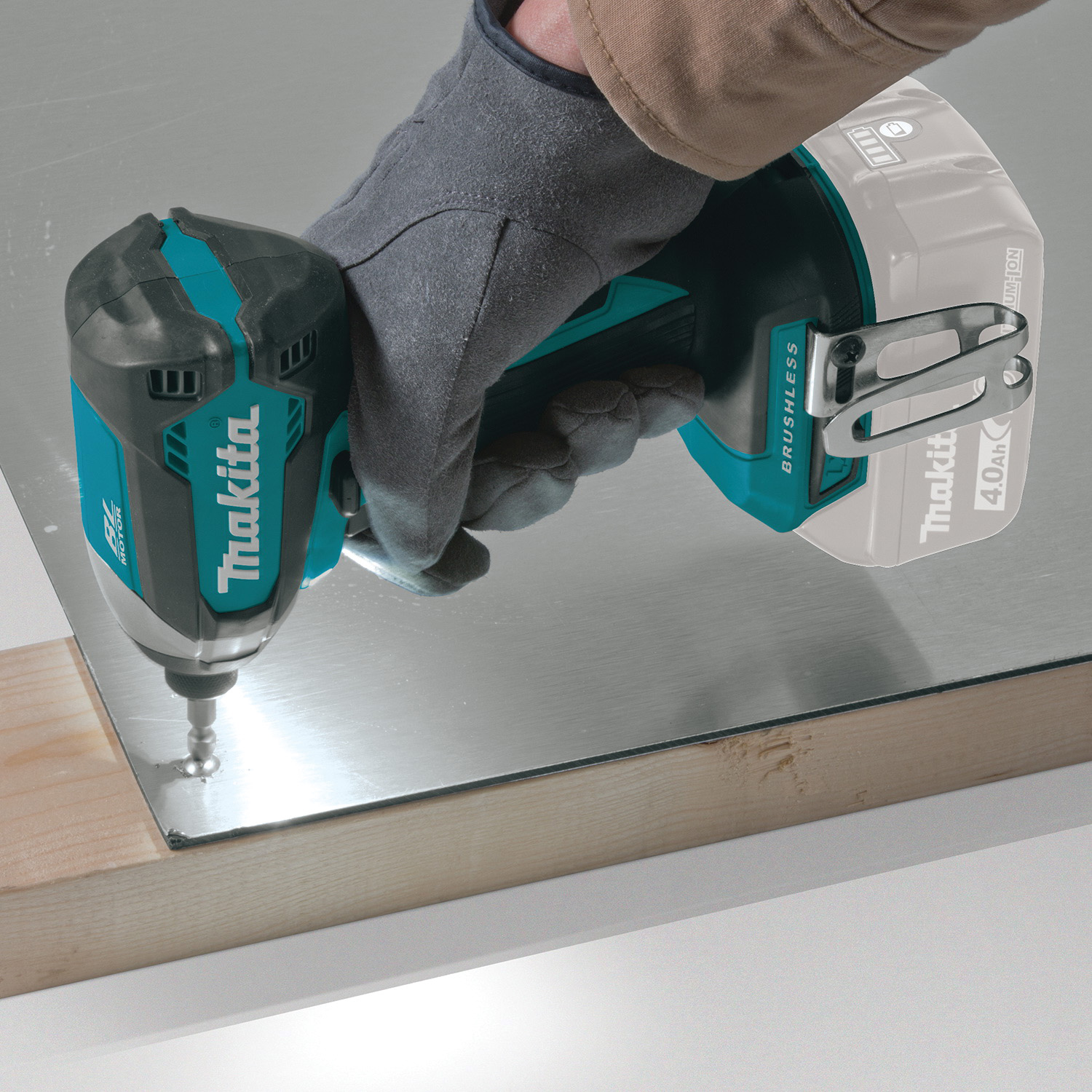 Makita XDT13Z Brushless Impact Driver, Tool Only, 18 V, 1/4 in Drive, Hex Drive, 0 to 3600 ipm