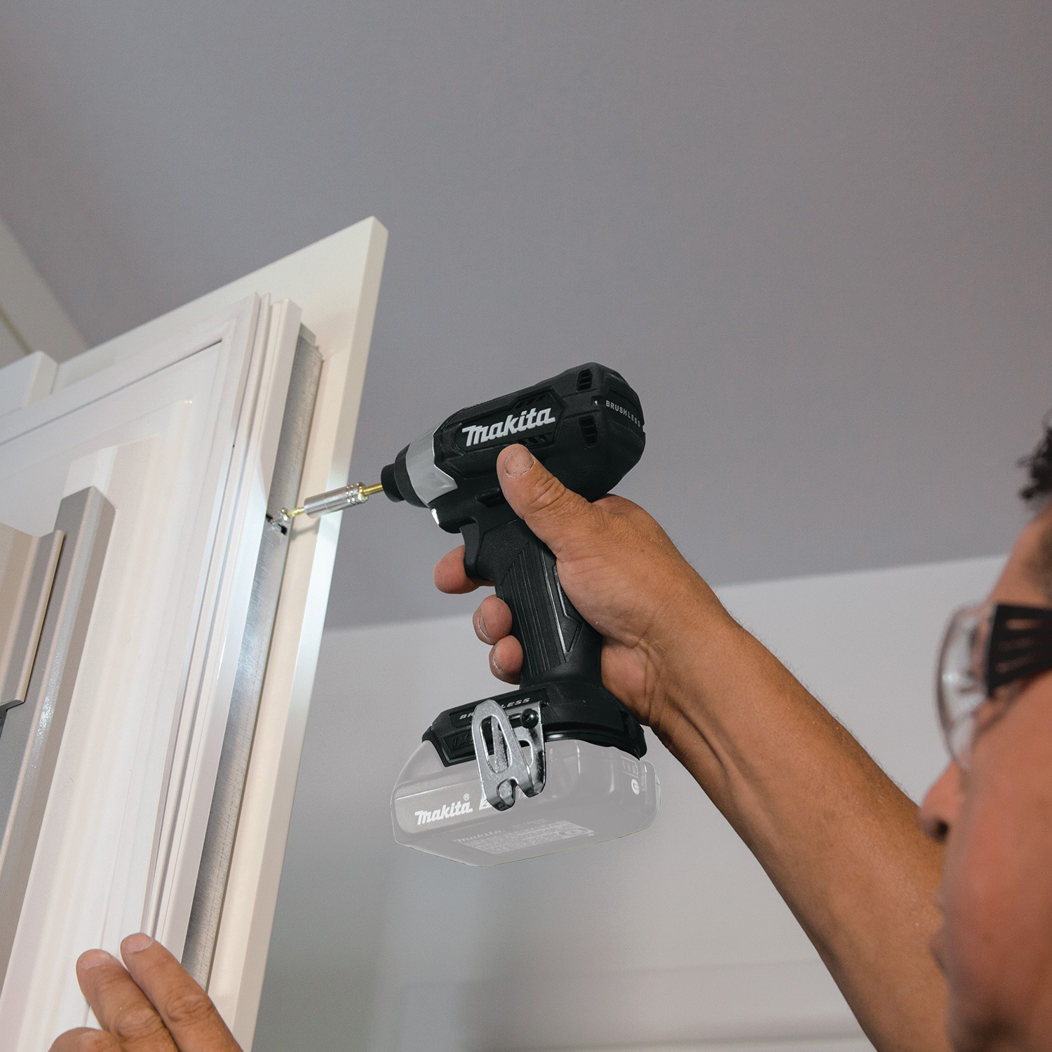 Makita XDT15ZB Brushless Impact Driver, Tool Only, 18 V, 1/4 in Drive, Hex Drive, 0 to 3900 ipm - REFURBISHED - 3