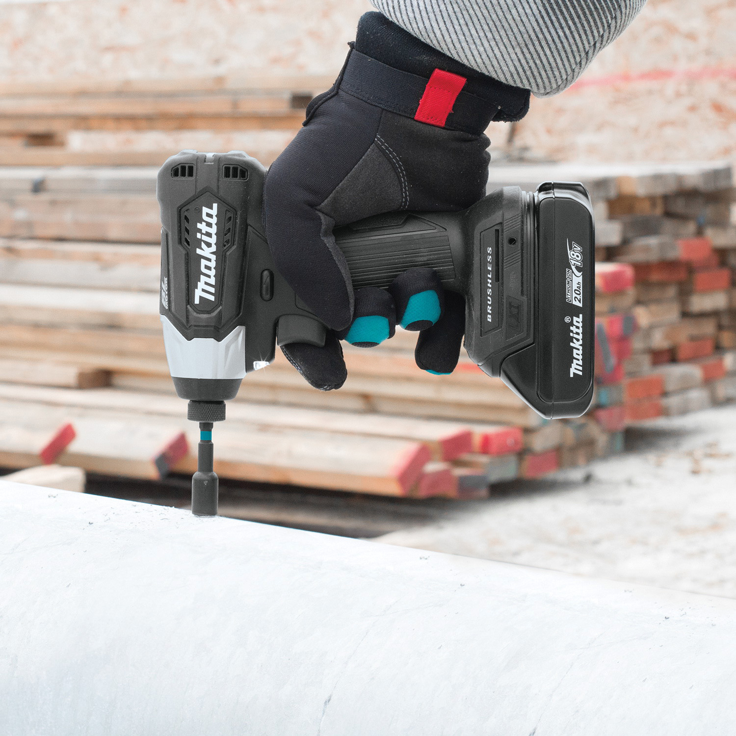 Makita XDT15ZB Brushless Impact Driver, Tool Only, 18 V, 1/4 in Drive, Hex Drive, 0 to 3900 ipm - REFURBISHED - 5
