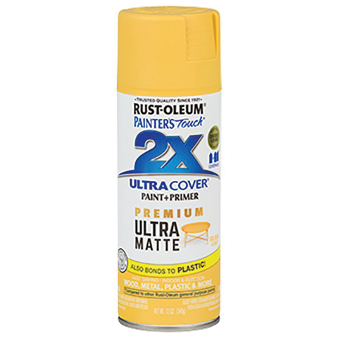 Rust-Oleum 331186 Spray Paint, Matte, Golden Leaf, 12 oz, Can