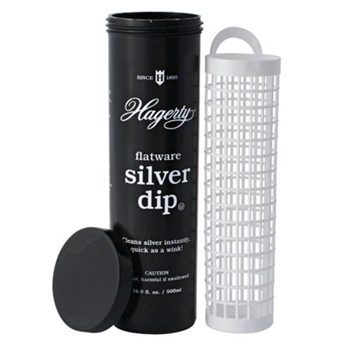 17245 Flatware Silver Dip, 16.9 oz, Plastic, Black