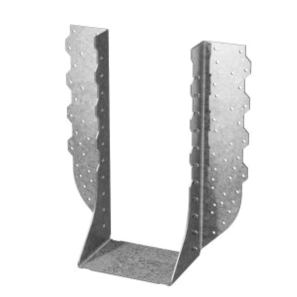 HGUS5.50/14 Joist Hanger, 12-1/2 in H, 4 in D, 5-1/2 in W, Steel, Zinc Galvanized, Face Mounting