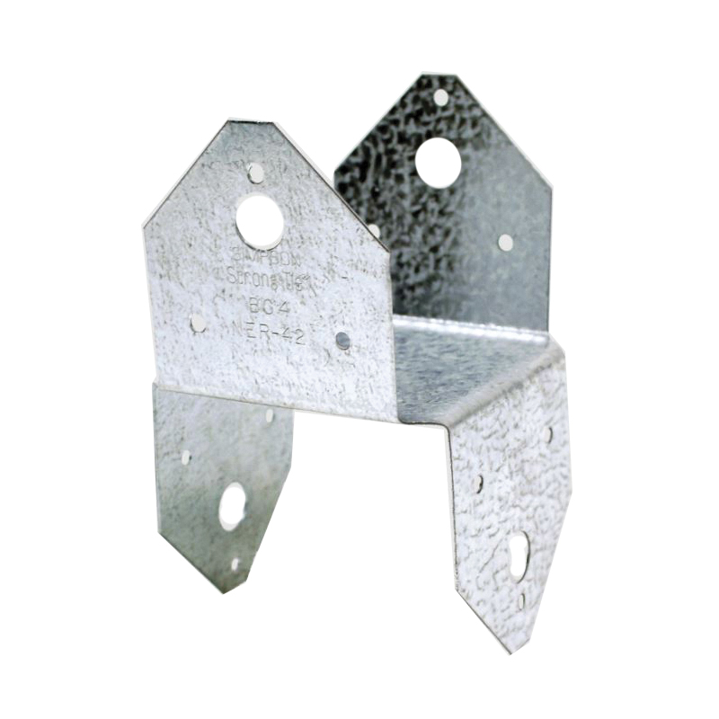 Simpson Strong-Tie BC Series BC4 Post Cap, 1000 lb Lateral, 605 lb Uplift, Steel, Galvanized