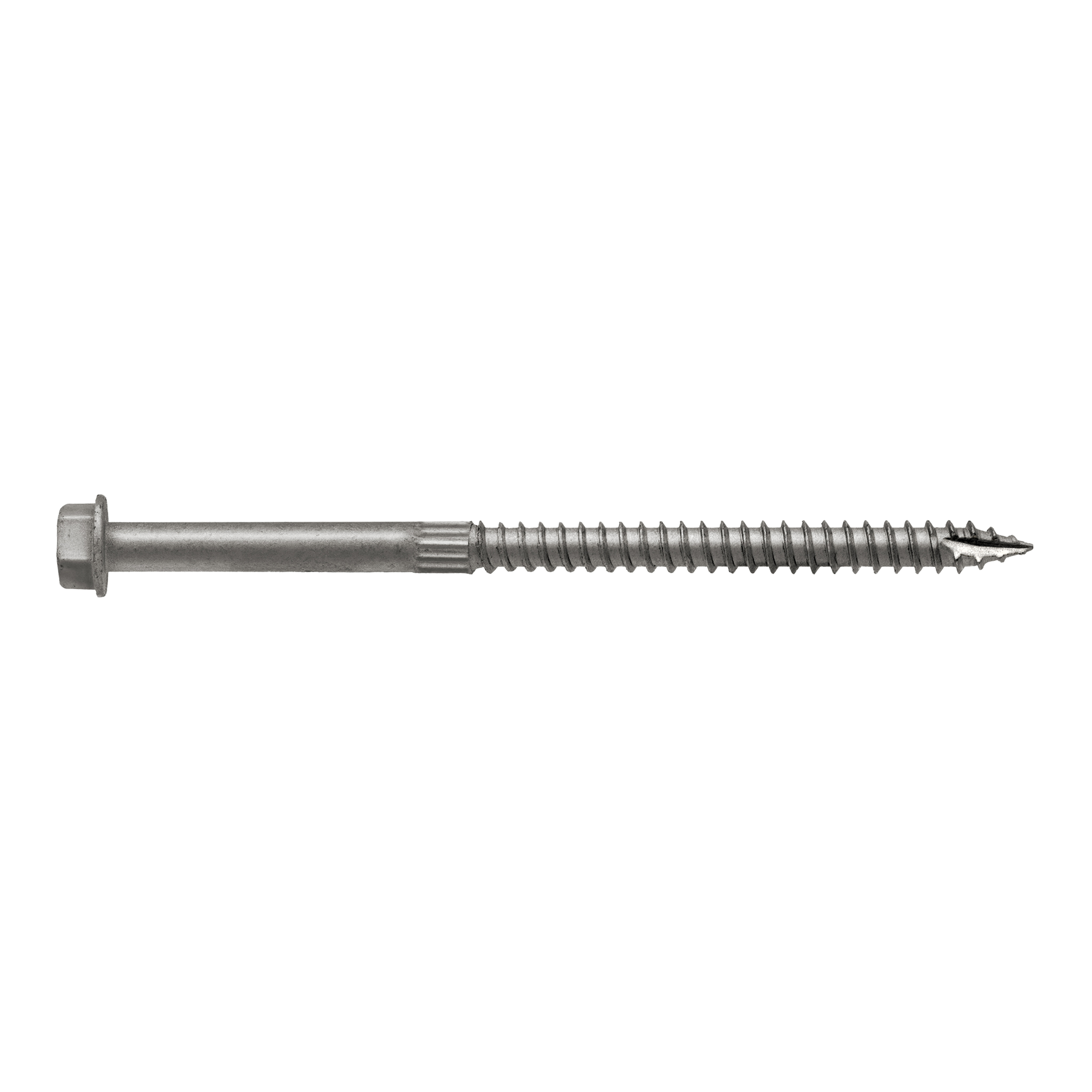 Strong-Drive SDS SDS25412MB Connector Screw, 4-1/2 in L, Serrated Thread, Hex Head, Hex Drive