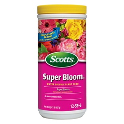 Super Bloom 110500 Water Soluble Plant Food, 2 lb Bottle, Solid, 12-55-6 N-P-K Ratio