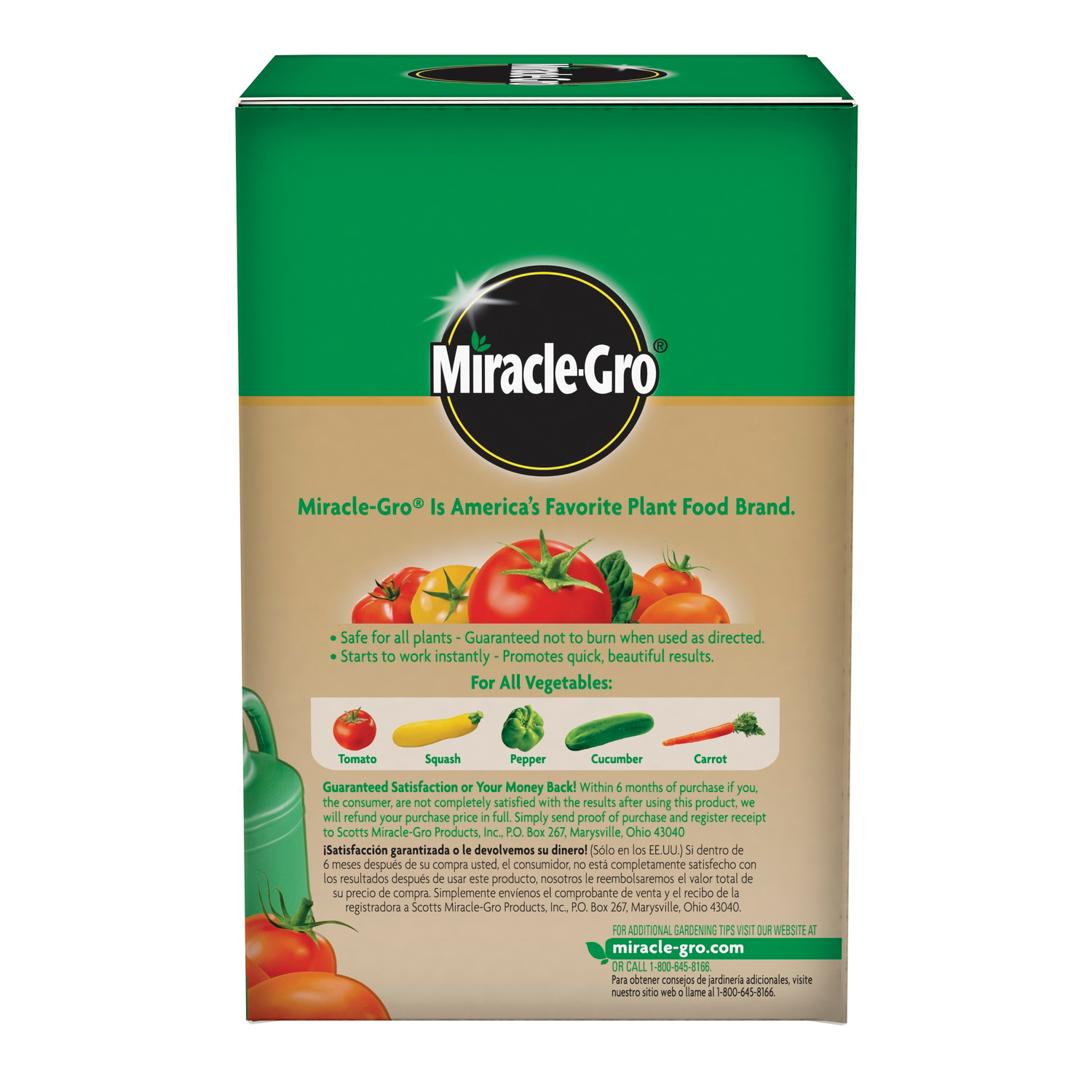 Miracle-Gro 2000422 Plant Food, 1.5 lb Box, Solid, 18-18-21 N-P-K Ratio - 3