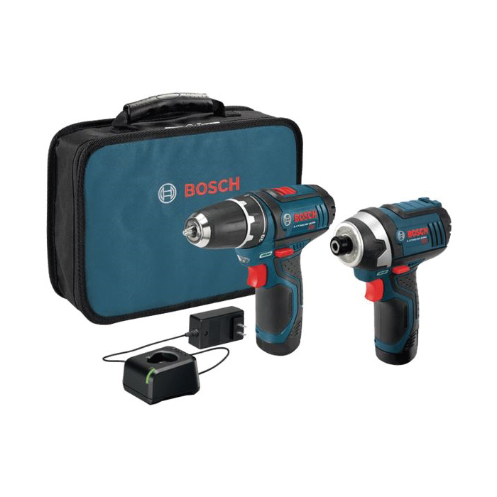 CLPK22-120 Combination Tool Kit, Battery Included, 2 Ah, 12 V, Lithium-Ion