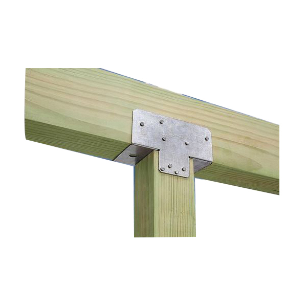 Simpson Strong-Tie PCZ PC4Z Post Cap, 4 x 4 in Post/Joist, Steel, ZMAX