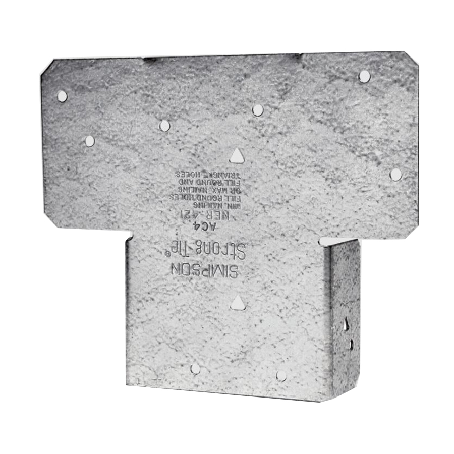 Simpson Strong-Tie AC AC4 Post Cap, 4 x 4 in Post/Joist, Steel, Galvanized