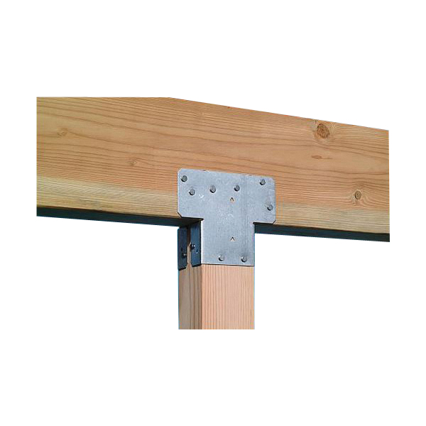 Simpson Strong-Tie AC AC4 Post Cap, 4 x 4 in Post/Joist, Steel, Galvanized