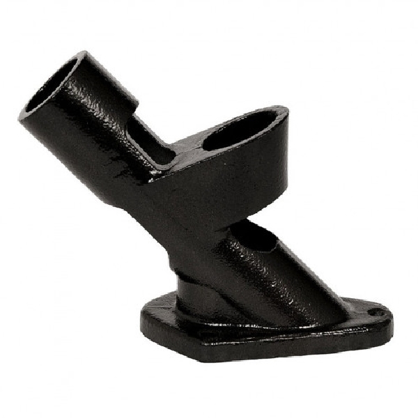 Evergreen Flag 03049 Flag Pole Bracket, Iron, Black, Powder-Coated, Screws Installation