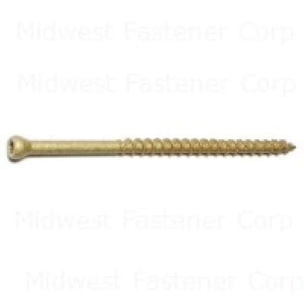 51670 Screw, #8 in Thread, 3 in L, Trim Head, 93 PK