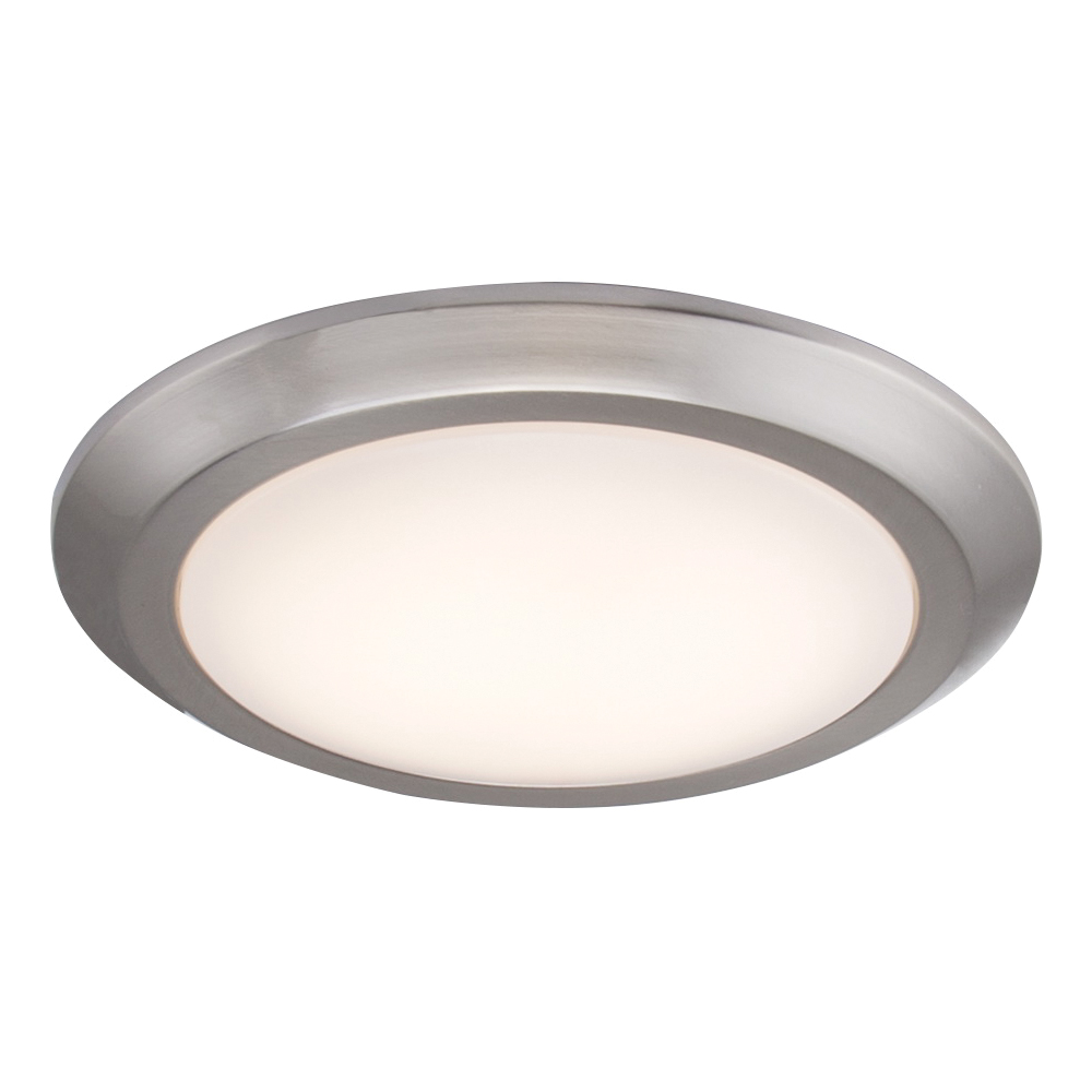 CL006AC1215-12 Flush-Mount Ceiling Fixture, 120 V, 17 W, 1-Lamp, LED Lamp, 1200 Lumens, 3000 K Color Temp