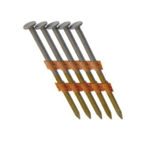 GR07 Framing Nail, 8D, 2-3/8 in L, Bright, Round Head, Smooth Shank
