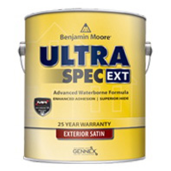 Ultra Spec N448-3X-005 Latex Paint, Satin Sheen, Deep Base, 5 gal, 350 to 450 sq-ft/gal Coverage Area