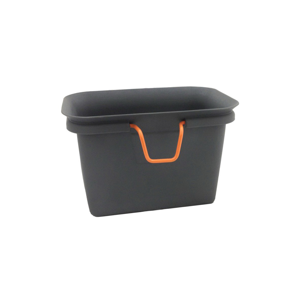 Full Circle FC11302-S Compost Collector, 0.6 gal Capacity, Silicone/Steel, Slate, 5.2 in W, 8.27 in D, 5.51 in H - 1