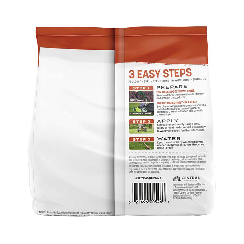 Pennington 100532463 Grass Seed, 1 lb Bag, 1000 sq-ft Coverage Area, Bermudagrass