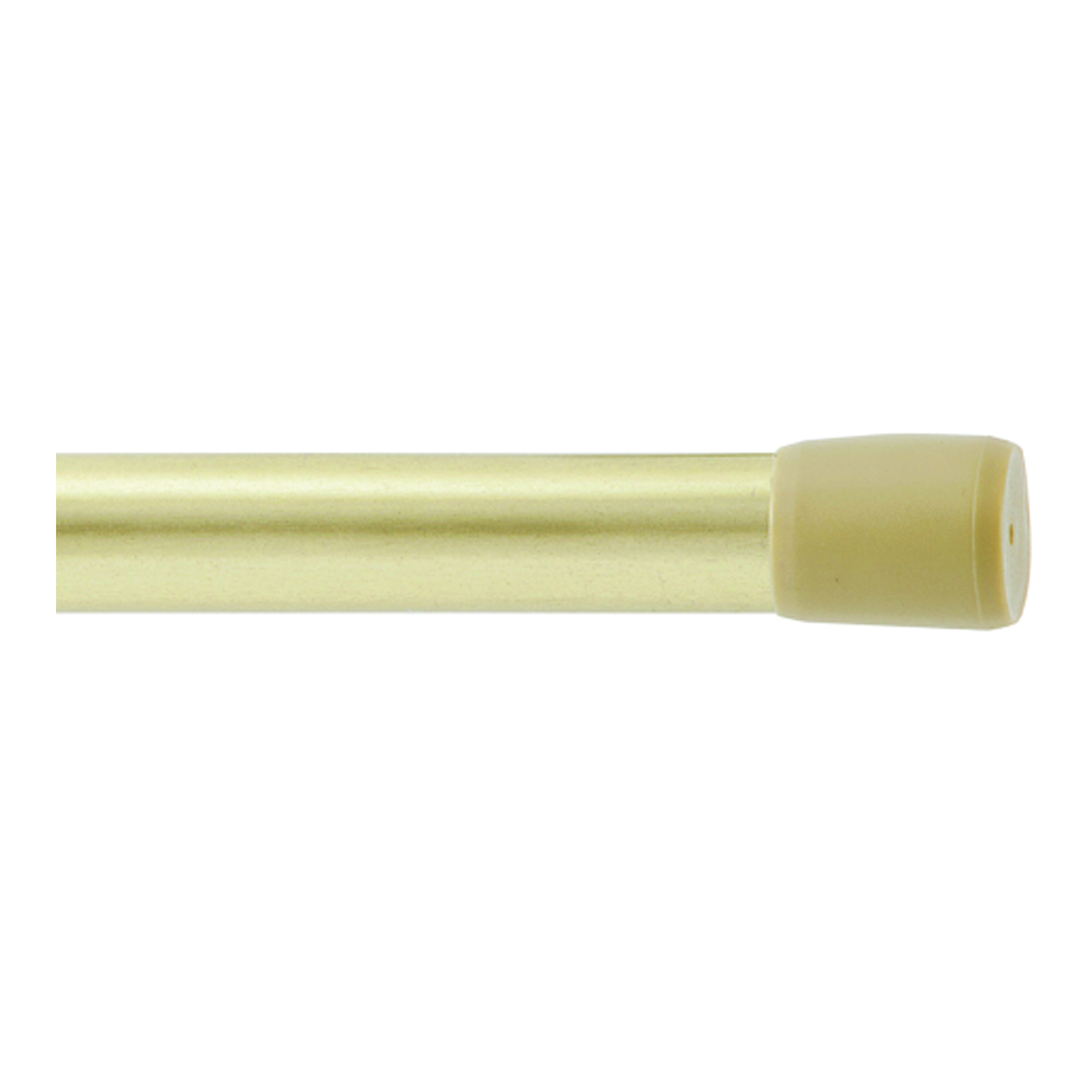 KN611 Spring Tension Rod, 5/8 in Dia, 28 to 48 in L, Brass