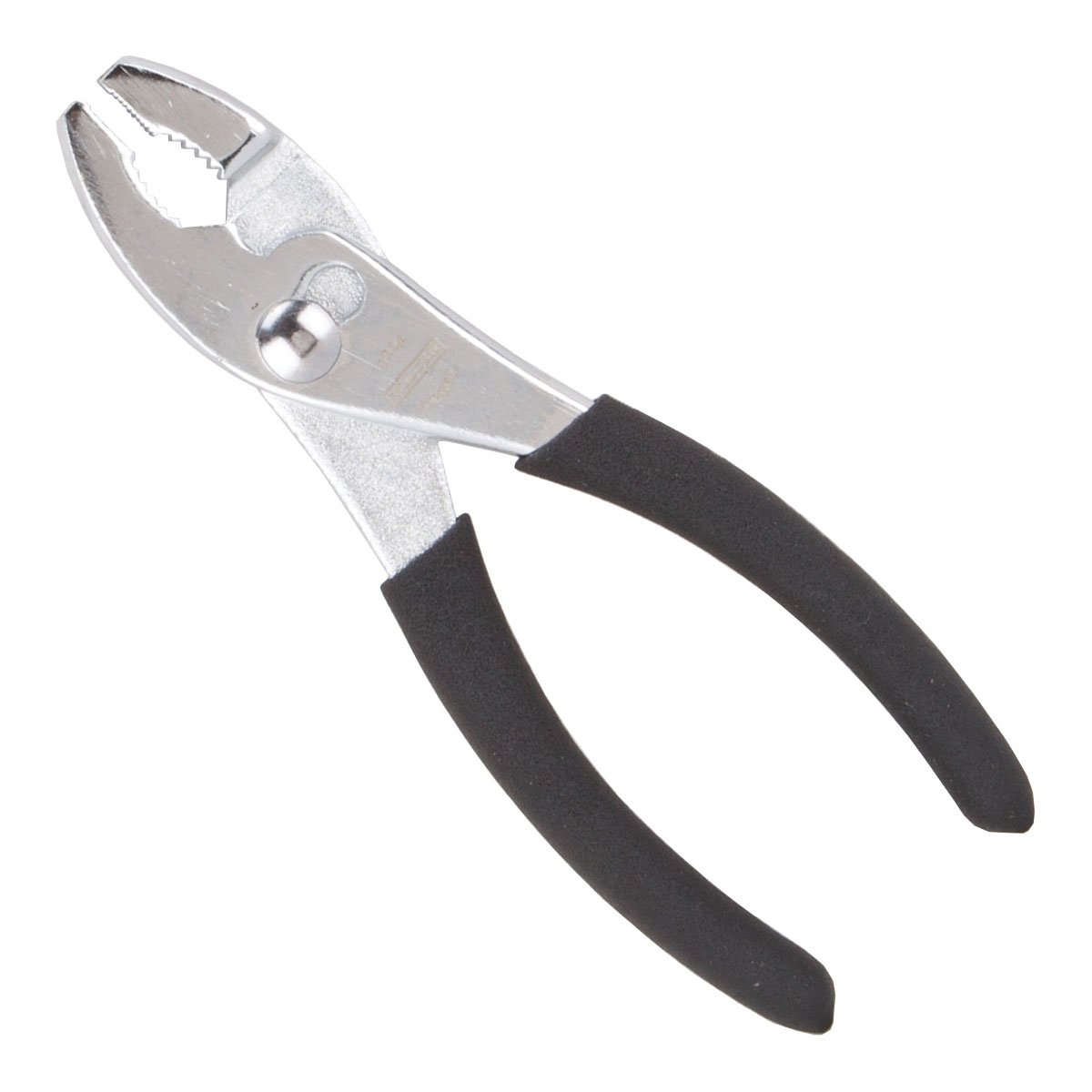 JL-NP003 Slip Joint Pliers, 6 in OAL, 1 in Jaw Opening, Black Handle, Non-Slip Grip Handle, 1 in W Jaw