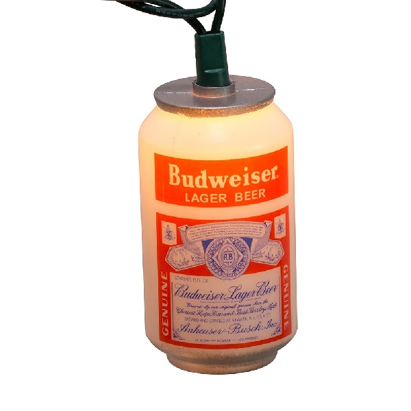 Kurt S Adler Budweiser AB9140 Can Light Set, 12 V, Clear Light - 2