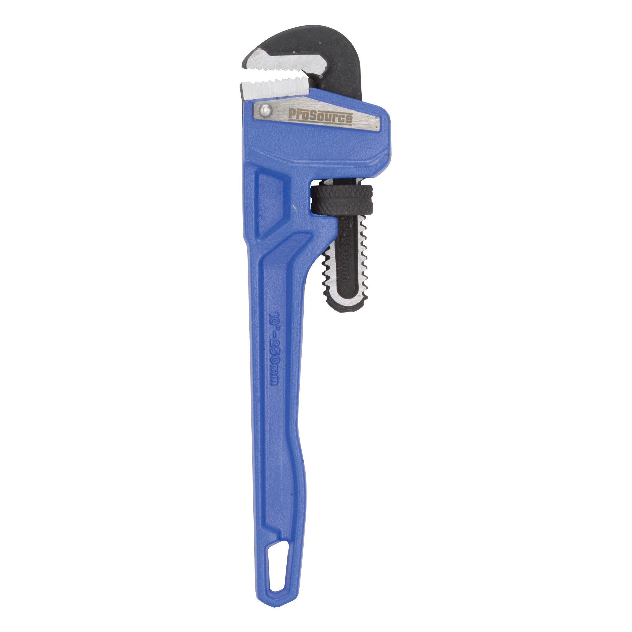 JL40110 Pipe Wrench, 25 mm Jaw, 10 in L, Serrated Jaw, Carbon Steel, Powder-Coated, Heavy-Duty Handle