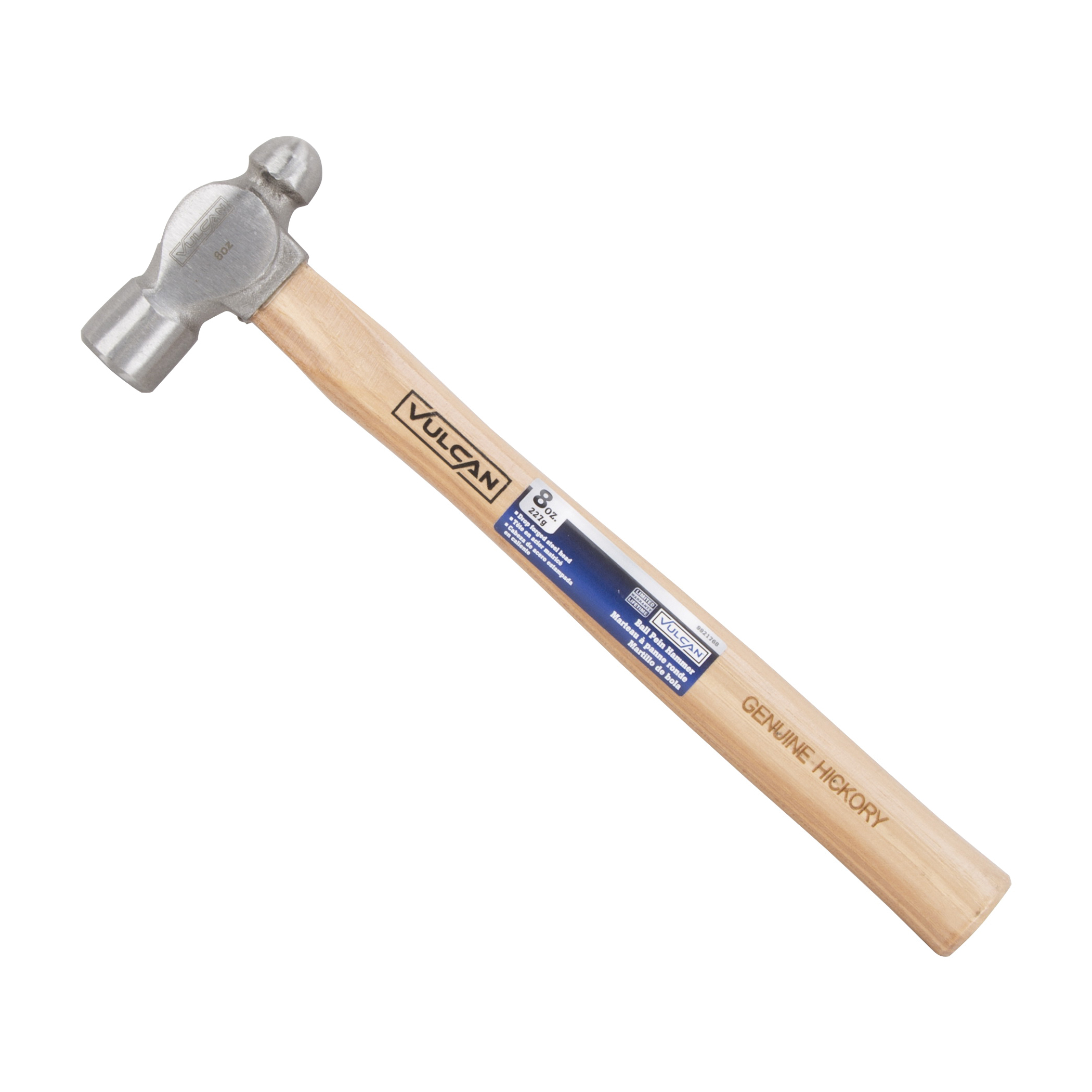 BP08H Hammer, 8 oz Head, Ball Pein Head, Carbon Steel Head, 11-1/2 in OAL