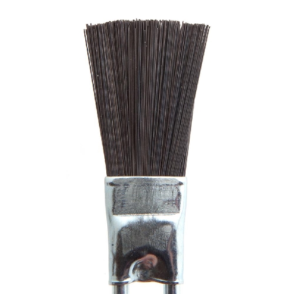 Forney 70483 Wire Chip Brush, Carbon Steel Bristle, 1-1/2 in L Trim, 5-5/16 in L, Steel Handle - 3