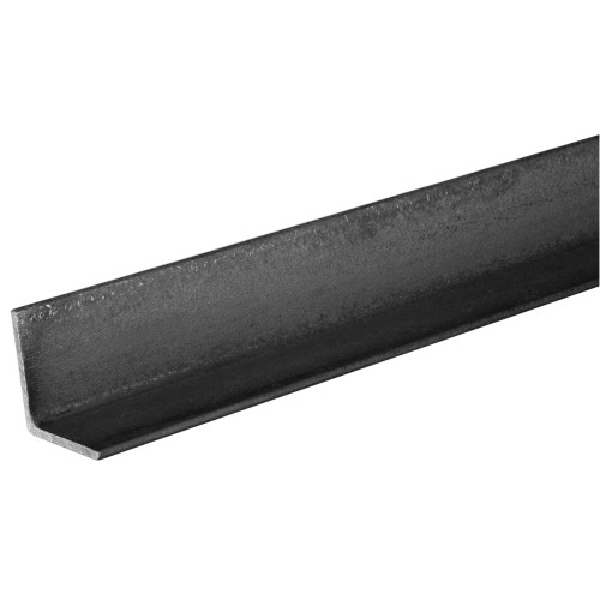Steelworks 11706 Weldable Angle Stock, 1-1/4 in L Leg, 3 ft L, 1/8 in Thick, Steel