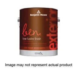 ben 0542-3X-001 Latex Paint, Low Luster Sheen, 3X Tint, 1 gal, Pail, 350 to 475 sq-ft/gal Coverage Area