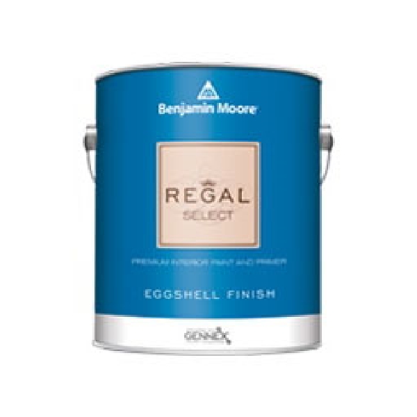 Regal Select 054901-001 Interior Paint, Eggshell, White, 1 gal Container