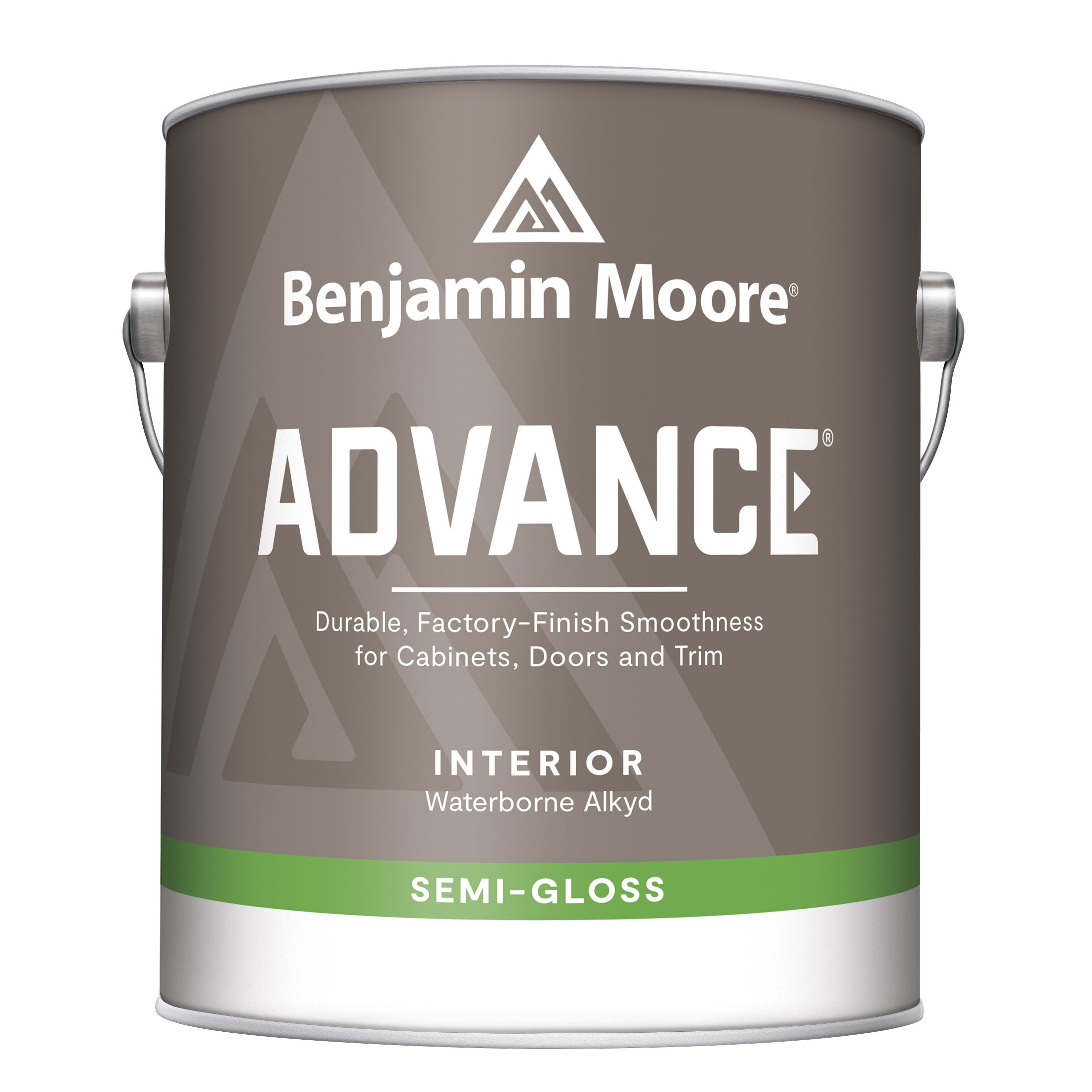 Benjamin Moore Advance 793 Series 793-01-001 Interior Paint, Water Base, Semi-Gloss Sheen, White, 1 gal