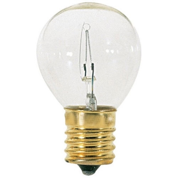 Satco S3729 Incandescent Bulb, CC-2V Filament, Clear Lamp, 1-3/8 in Dia x 2-3/8 in L Dimensions, 40 W, S11N Lamp