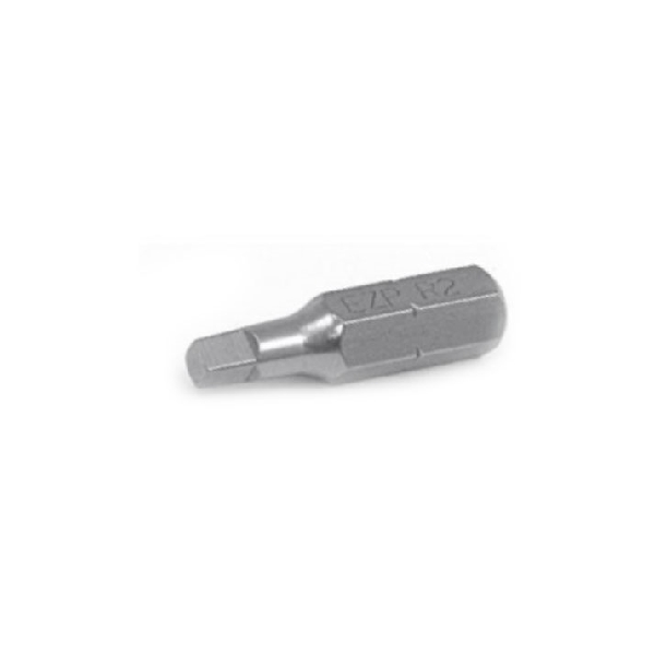 Eazypower 12105 Power Bit, R2 Drive, Square Recess Drive, 1/4 in Shank, Hex Shank, 1 in L