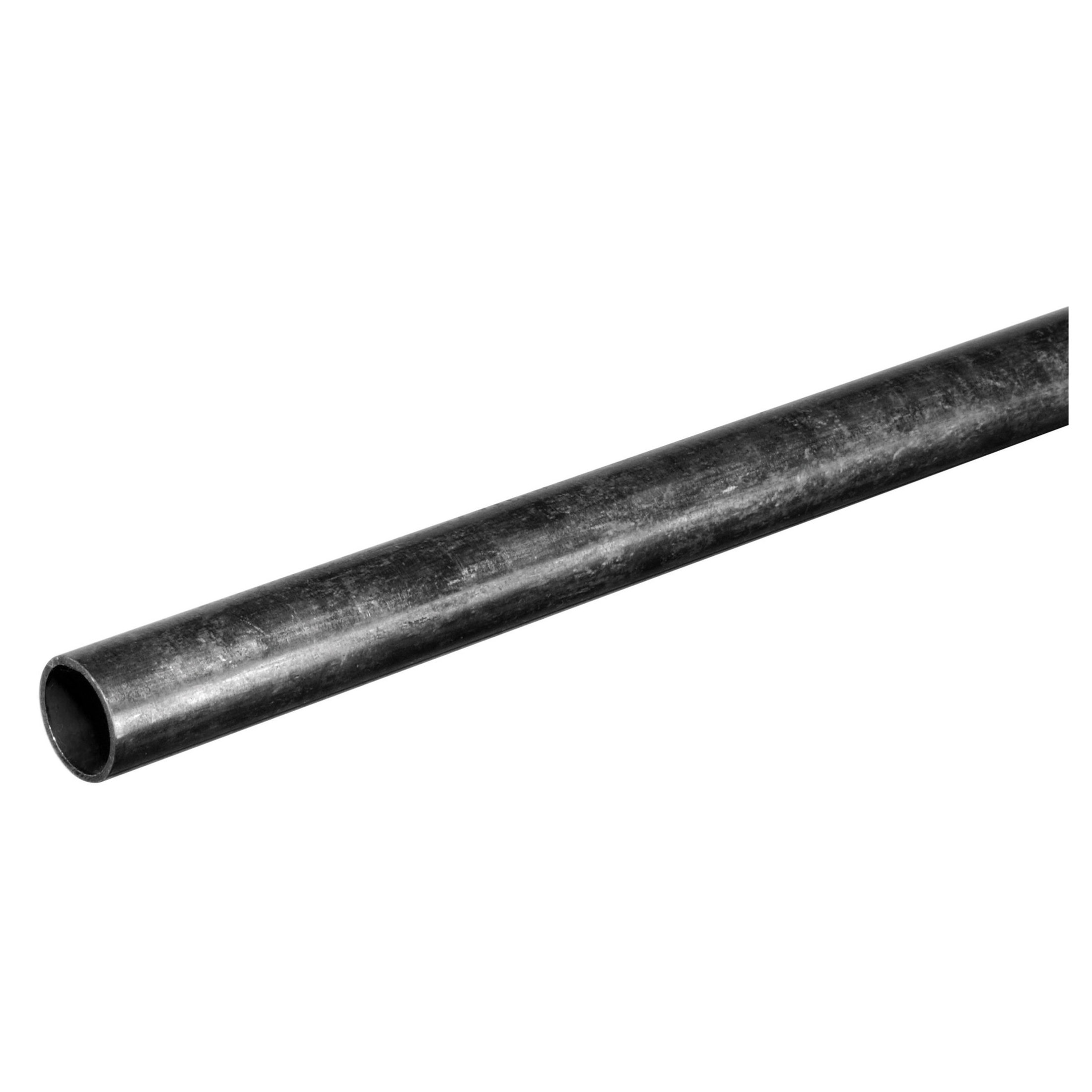 Steelworks 11747 Weldable Tube, Round, 3 ft L, 1/2 in Dia, 5/64 in Wall, Steel, Plain - 3