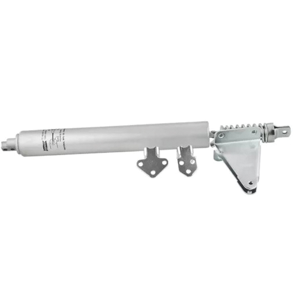 N184-770 Door Closer, 13.87 in L, Steel, Aluminum