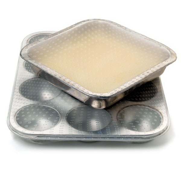 Norpro 529 Bowl Cover, 10-1/4 in L, 10-1/4 in W, Silicon, Clear - 4