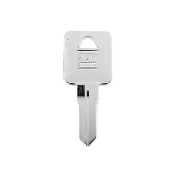 Hy-Ko 11010HYD13 Automotive Key Blank, Brass, Nickel-Plated, For: Harley-Davidson HYD13 Motorcycle Locks