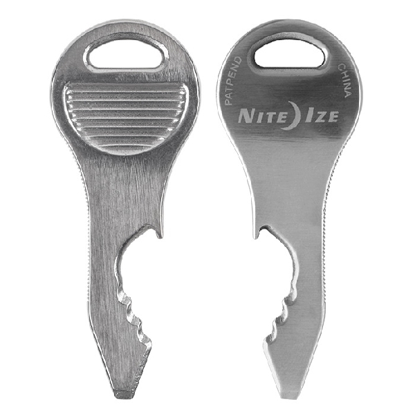 Nite Ize Doohickey KMTQK-11-R3 Key Tool, Stainless Steel, 2.5 x 1 x 0.2 in Dimensions
