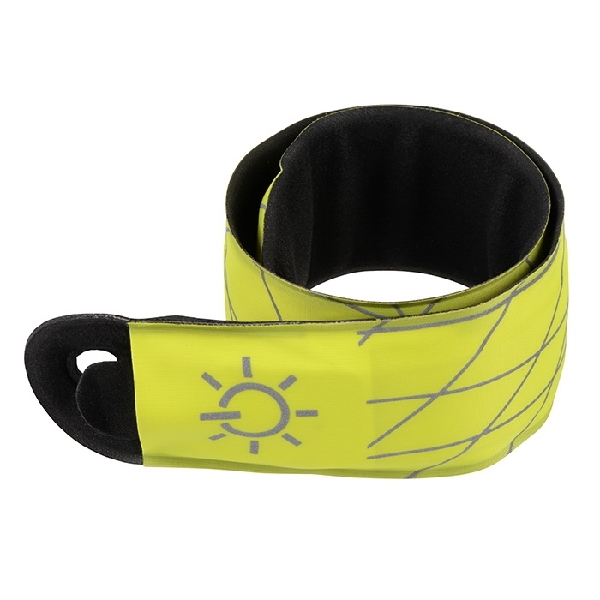 Nite Ize SlapLit Series SLP2-33-R3 LED Slap Wrap, 3 V Battery, Lithium Battery, LED Lamp, 100 hr Run Time, Neon Yellow