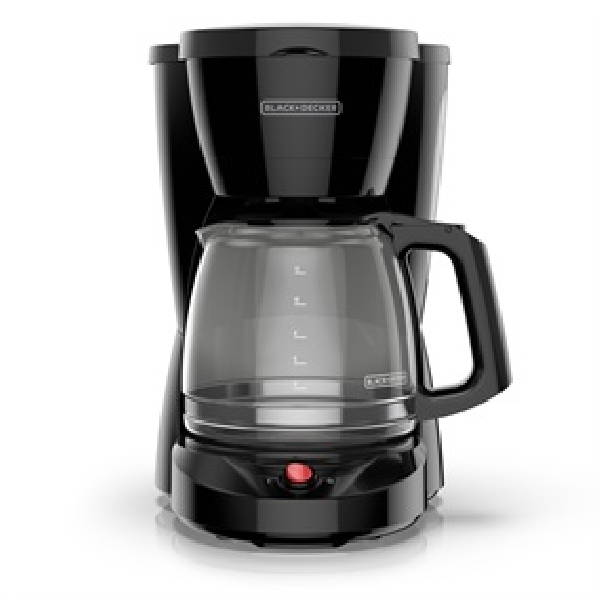 Black+Decker CM0940BD Coffee Maker, 12 Cup Capacity, 975 W, Glass, Black, Switch Control - 2