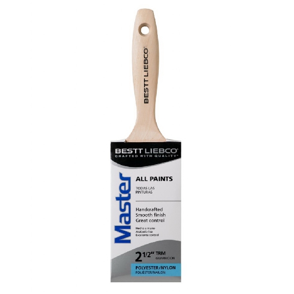 Master Trim Paint Brush, Bestt Liebco, 3 in, Polyester Bristle - 2