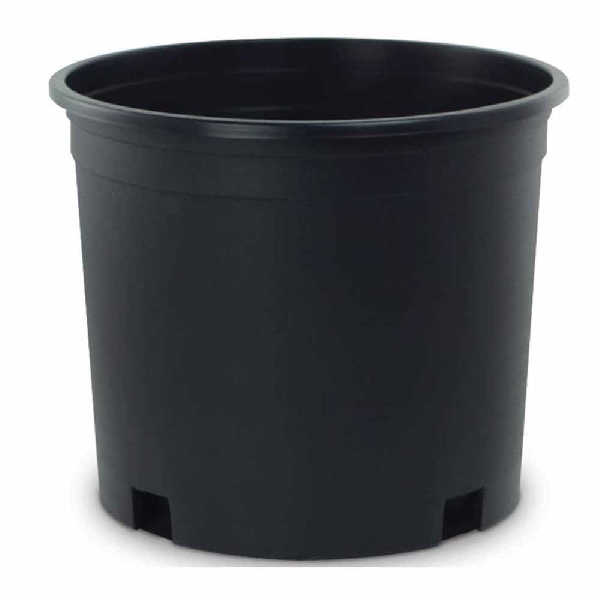 Pennington 100043114 Nursery Container, 17-5/8 in Dia, 16-3/4 in H, 16-3/4 in D, Black