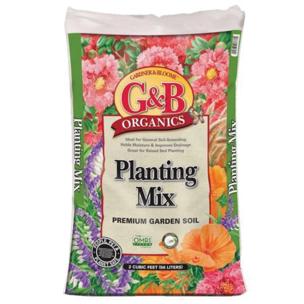 G&B Organics 8044 Garden Soil, Black/Brown, 2 cu-ft - 1
