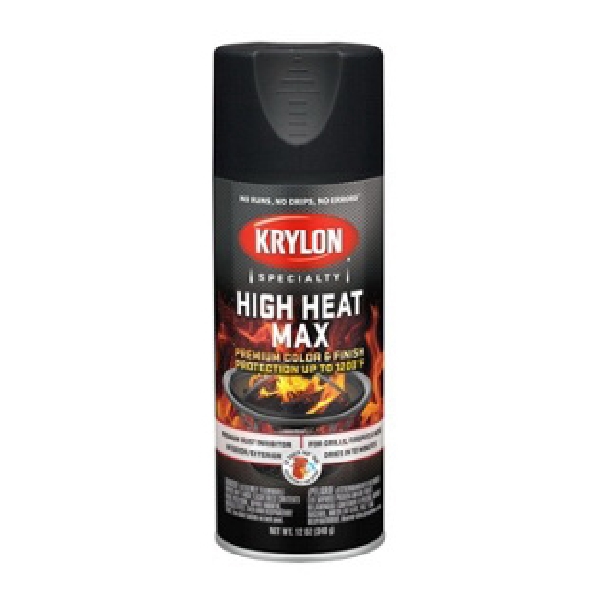 Krylon K01608000 High Heat Spray Paint, Aluminum, 12 oz,