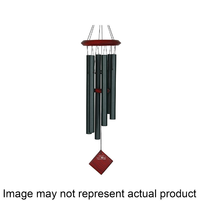 DCE27 Pluto Chime, Aluminum/Wood, Evergreen, Satin