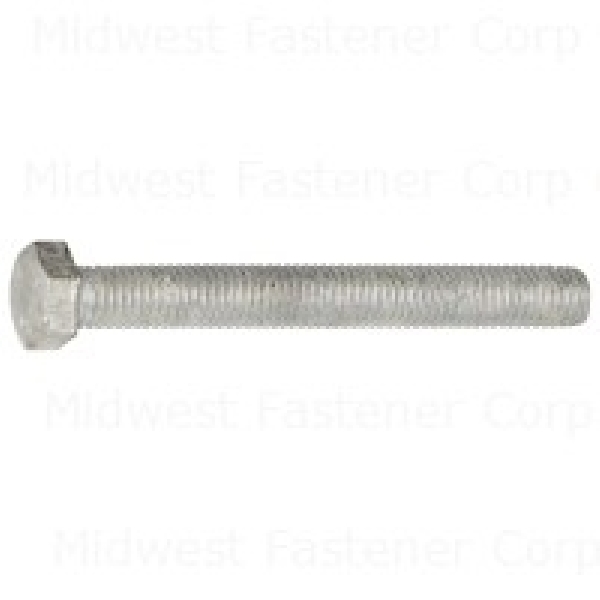 05405 Hex Bolt, 1/2-13 Thread, 4-1/2 in OAL, 2 Grade, Galvanized Steel, SAE Measuring, Coarse Thread