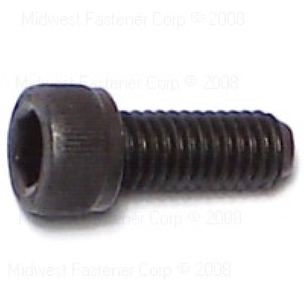 MIDWEST FASTENER 09009 Cap Screw, 10-32 Thread, 1/2 in L, Fine Thread, Hex, Socket Drive, Steel, Black Oxide, 100 PK - 1
