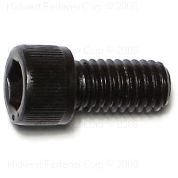 MIDWEST FASTENER 09034 Cap Screw, 3/8-16 Thread, 3/4 in L, Coarse Thread, Hex, Socket Drive, Steel, Black Oxide, 100 PK - 1